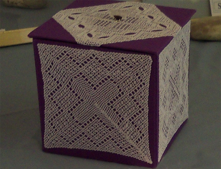 Box by Sandra - Winner of Bobbin Lace Bowl